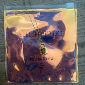 Electric Picks T Lock Necklace